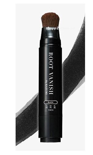 ROOT VANISH BY KAZUMI in Black Instantly Camouflages Gray Roots and Hair with Natural Anti-Aging Botanicals. 100 Click Pumps (20ml / 0.7oz) Lasts 2-3 Months. Carries You Over Between Salon Color Appointments.